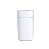 White 2-in-1 Ultrasonic Air Humidifier & Essential Oil Diffuser with 7-Color LED Night Light - Quiet Desktop Mini Humidifier for Home, Office, Bedroom