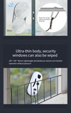 Smart Robot Window Cleaner - Automatic Glass Cleaning Washer with Remote Control - 2800Pa Suction & UPS Safety System - Includes 10 Microfibre Pads