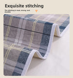 Washable Incontinence Bed Pad 180x200cm Reusable Waterproof Mattress Protector with Non-Slip Backing 4-Layer Absorbent Underpad for Elderly and Adults Smoky gray