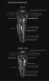 SULAITE CE Level 1 Certified 4 Piece Motorcycle Protective Gear Set Silver Knee Pads and Elbow Guards Long Shin Armour Quick Release for Motocross Dirt Bike