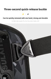 SULAITE CE Level 1 Certified 4 Piece Motorcycle Protective Gear Set Silver Knee Pads and Elbow Guards Long Shin Armour Quick Release for Motocross Dirt Bike