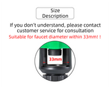 2-Pack Orange Universal Quick Connector for Taps Up To 3.3CM WIth Leak-Proof Design - Kitchen & Bathroom Mixer Tap to Garden Hose Adapter