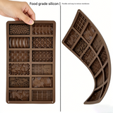 2-Piece Dubai Rectangle Chocolate Silicone Mold Set – Food-Grade, Easy Release, Heat-Resistant Baking Molds for Chocolate, Candy, and Cake(Chocolate balls)