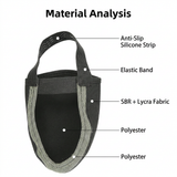 M Size Waterproof & Dustproof Cycling Half Shoe Covers, Windproof Warm Lycra Toe Cover with Dual Elastic Anti Slip Strap and Quick-Wear Design for Winter Road Mountain Biking and Outdoor Activities