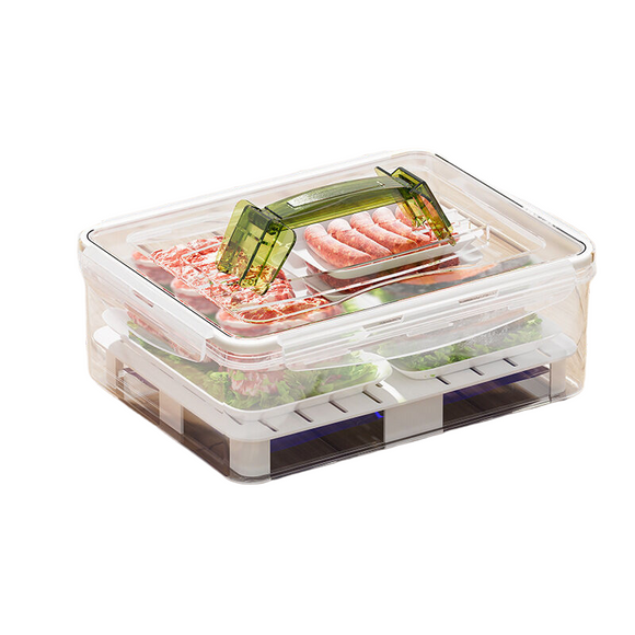 NNEDSZ Portable outdoor ice tray storage box 5.17L