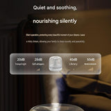 2-piece Bedroom Atmosphere Bundle –White Ultrasonic Aroma diffuser Humidifier & Dreamy Butterfly and Marine Life Series Projector Night Light for Relaxing Home Decor, Perfect Gift for Her