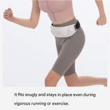 Red Running Waist Pack—Made of waterproof nylon with an adjustable strap (fits waist sizes 60–110 cm); features a three-pocket design to store a phone and keys, includes reflective strips for safety during night runs, and is suitable for running, mountain