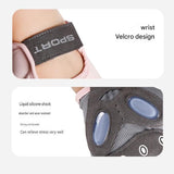 Grey S size Women's Half-Finger Fitness Gloves - Liquid Silicone Shock Absorption, Ice Silk Breathable Fabric, Non-Slip Grip for Gym Yoga Cycling Weight Training