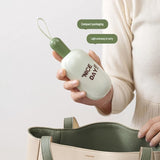 Green Portable 3-in-1 Cup Cleaning Brush Set – Extendable long-handled sponge head cup brush, silicone rim brush, and crevice brush; travel cup cleaner with storage case