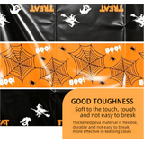 3-Pack Orange Halloween Tablecloth Waterproof PEVA - 274x137cm  Party Table Cover with Pumpkin Ghost Print, Oil Resistant Decor for Kids Dinner and Home Decoration