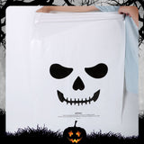 3-pairs Purple Halloween Leaf Bags - 24x30 Inch  Leaf Sacks for Outdoor Fall Decorations, Party Favors, and Trick or Treat - Heavy Duty PE Plastic with Twist Ties