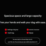 Yellow Dog Backpack Harness for Medium to Large Dogs - Tactical Vest with Saddlebags, Water-Repellent Oxford & Breathable Mesh - Reflective Outdoor Hiking Pack, Adjustable Chest Girth 65-93cm