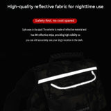 Light Grey Dog Backpack Harness for Medium to Large Dogs - Tactical Vest with Saddlebags, Water-Repellent Oxford & Breathable Mesh - Reflective Outdoor Hiking Pack, Adjustable Chest Girth 65-93cm