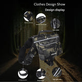 Black Dog Backpack Harness for Medium to Large Dogs - Tactical Vest with Saddlebags, Water-Repellent Oxford & Breathable Mesh - Reflective Outdoor Hiking Pack, Adjustable Chest Girth 65-93cm