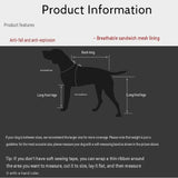 Light Green Dog Backpack Harness for Medium to Large Dogs - Tactical Vest with Saddlebags, Water-Repellent Oxford & Breathable Mesh - Reflective Outdoor Hiking Pack, Adjustable Chest Girth 65-93cm