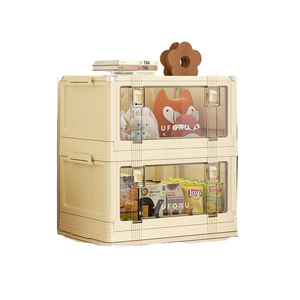 NNEDSZ Vintage Folding Storage Box Large 2-Layer