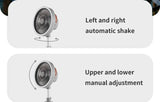 NNEDSZ White Portable Outdoor Tripod Fan – USB Rechargeable Camping Fan with Remote Control, Folding & Adjustable for Outdoor Activities and Travel