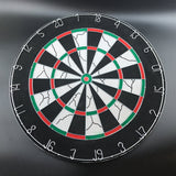 NNEDSZ Durable Part  Printing 18" Two Side Dart Board+6 Darts Steel Wire Inlay