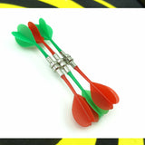 NNEDSZ 17" Magnetic Rollup Dart Board 6 Darts Large Double Side Dartboard Game