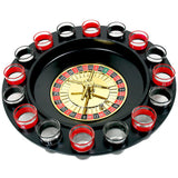 NNEDSZ Wine Game Shot Drinking Roulette Set with Casino Spin Glass Shot Party Bar Game