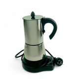 NNEDSZ Electric Espresso Moka Coffee Maker 4Cups Stainless Steel Italian Classic AU STOCK