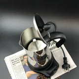 NNEDSZ Electric Espresso Moka Coffee Maker 4Cups Stainless Steel Italian Classic AU STOCK