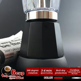 NNEDSZ Black Electric Moka Coffee Maker Espresso Machine Italian Classic 6 Cups Auto Power