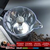 NNEDSZ Black Electric Moka Coffee Maker Espresso Machine Italian Classic 6 Cups Auto Power