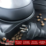 NNEDSZ High Pressure Electric Moka Coffee Maker/Cafeteria Espresso 4Cup PC & Aluminum Moka Coffee Pot