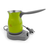 NNEDSZ Green Electric Turkish Greek Arabic Coffee Maker Pot Automatic Sensor Anti Overflow