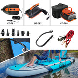 NNEDSZ Electric & Battery Powered  HT-790 High Pressure SUP Electric Air Pump 12V DC Paddle Board 16/20PSI Auto-Off