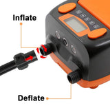 NNEDSZ Electric & Battery Powered  HT-790 High Pressure SUP Electric Air Pump 12V DC Paddle Board 16/20PSI Auto-Off