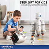 NNEDSZ Premium gift box packaging 5in1 Shuttle Rocket Space Toy Projection For 3+Kids 2Astronauts Launcher Lamp AU