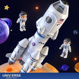NNEDSZ Premium gift box packaging 5in1 Shuttle Rocket Space Toy Projection For 3+Kids 2Astronauts Launcher Lamp AU