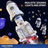 NNEDSZ Premium gift box packaging 5in1 Shuttle Rocket Space Toy Projection For 3+Kids 2Astronauts Launcher Lamp AU