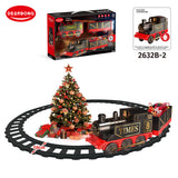 NNEDSZ Electric Christmas Classic Train Toy Kids Set Railway Music With 16pcs Tracks AU STOCK
