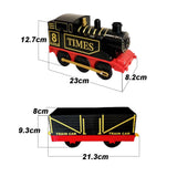 NNEDSZ Electric Christmas Classic Train Toy Kids Set Railway Music With 16pcs Tracks AU STOCK
