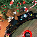 NNEDSZ Electric Christmas Classic Train Toy Kids Set Railway Music With 16pcs Tracks AU STOCK