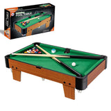NNEDSZ Wooden Mini Snooker Tables Billiards Game Pool Table Set Toy Extra Size For Kids