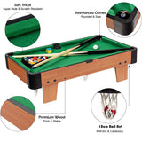 NNEDSZ Wooden Mini Snooker Tables Billiards Game Pool Table Set Toy Extra Size For Kids