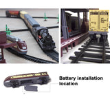 NNEDSZ Electric Modern Toy Train Set Vehicle Rail Track Carriages With sound and lighting Kids