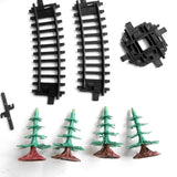 NNEDSZ Electric Modern Toy Train Set Vehicle Rail Track Carriages With sound and lighting Kids