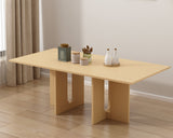 NNEDSZ Oak Melamine Dining Table 8 Seater