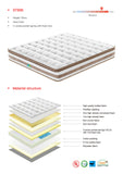 NNEDSZ Queen Size 30cm HardZone Pocket Spring Mattress