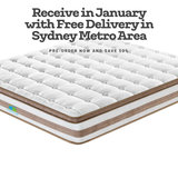 NNEDSZ King Size 30cm HardZone Pocket Spring Mattress