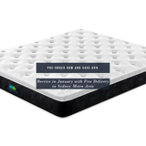 NNEDSZ King Size 30cm Tencel Latex Soft Pocket Spring Mattress