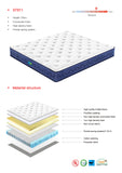 NNEDSZ Queen Size Dream Foam Pocket Spring Mattress
