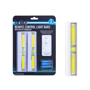 NNEDSZ 200 Lumens Remote Controlled Cabinet Light Bars 2pk