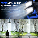 NNEDSZ Brillar 600 Lumen Versatile 360¬∞ Rotating COB LED Work Lamp