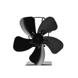 NNEDSZ Heat-powered 5 Blades Fireplace Fan